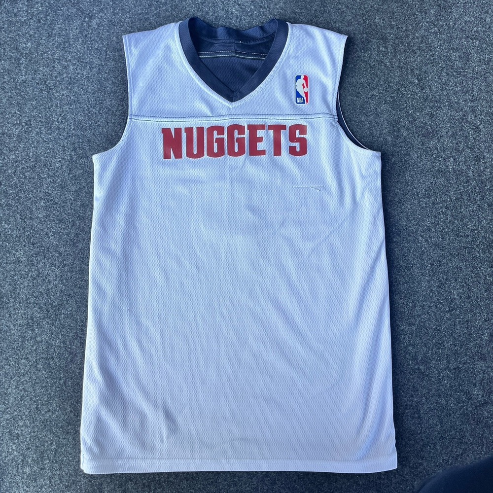 Youth NBA Alleson Athletic Denver Nuggets #2 Navy Reversible Mesh Jersey Size M - Picture 5 of 10